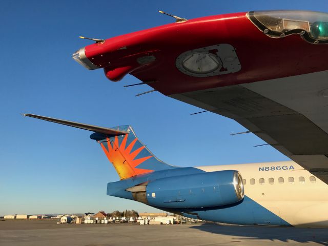 McDonnell Douglas MD-83 (N886GA) - The final scheduled MD-80 to IDA.