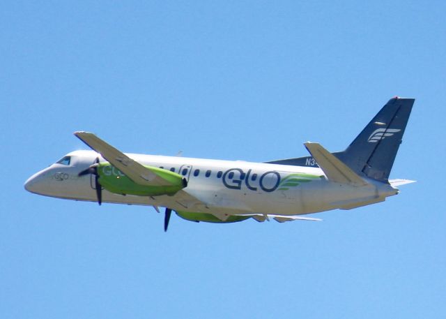 Saab 340 (N346CJ) - At Shreveport Regional.