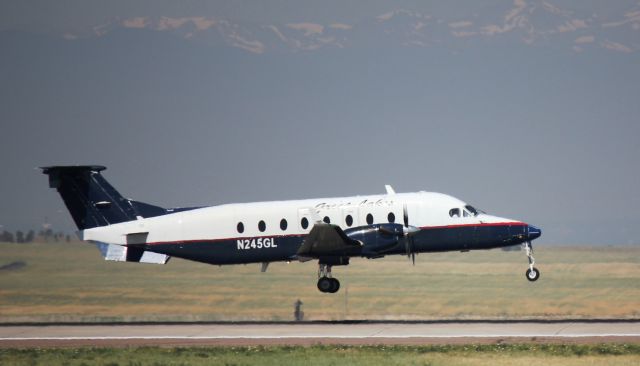 Beechcraft 1900 (N245GL) - Arrival 34R.