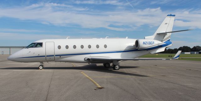 IAI Gulfstream G200 (N213EP) - An Israeli Aircraft Industries Galaxy on the ramp at Northwest Alabama Regional Airport, Muscle Shoals, AL - September 29, 2018.