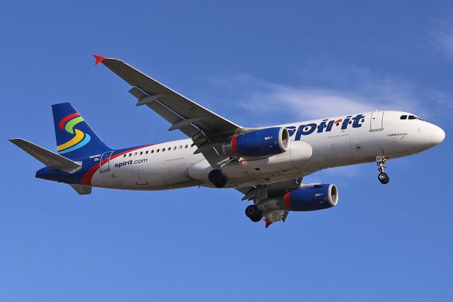 Airbus A320 (N611NK) - Landing.