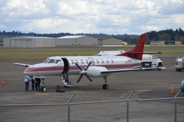 Fairchild Dornier SA-227DC Metro (N852DR) - Arrived from Twin Falls (KTWF/TWF) as PKW830. Always a novelty to see a Metroliner in Salem!