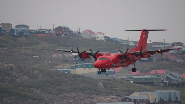 De Havilland Canada Dash 7 (C-GCFR) - At the Iqaluit airport on July 14, 2018.br /A Transport Canada Surveillance Dash-7, with new livery. DHC-7-102br /Probably returning from ice patrol.