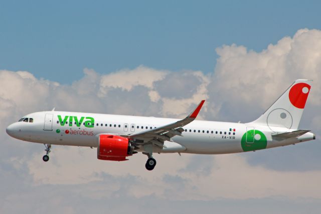 Airbus A320neo (XA-VIR) - Viva Aerobus / Airbus A320-271N / MSN 9107 / XA-VIR / MMMX 06/2020