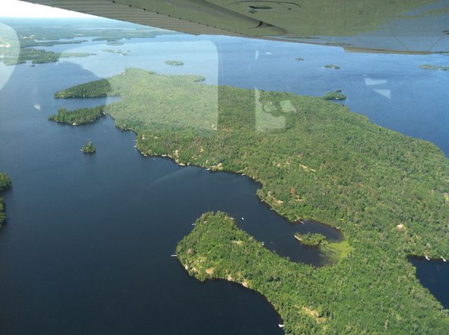 Cessna Skyhawk (N9644Q) - Ely Island, Lake Vermilion (near the Boundary Waters Canoe Area)