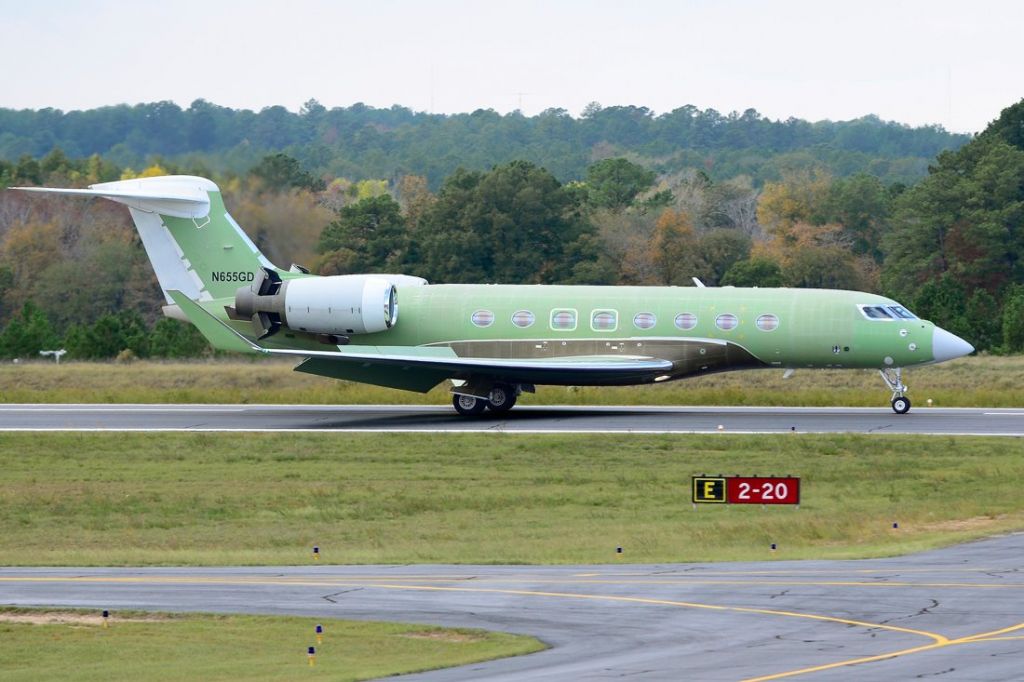 Gulfstream Aerospace Gulfstream G650 (N655GD) - New G650 out of KSAV. Photo taken by Stefan Seville.