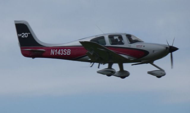 Cirrus SR-20 (N143SB) - On final is this 2012 Cirrus SR20GTS in the Spring of 2019.