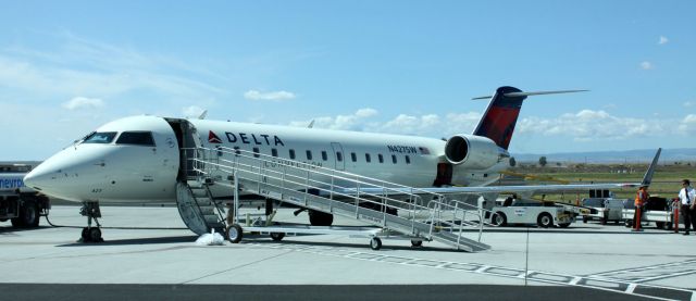 Canadair Regional Jet CRJ-200 (N427SW) - Awaiting Departure to Salt Lake City (SLC), July 2011