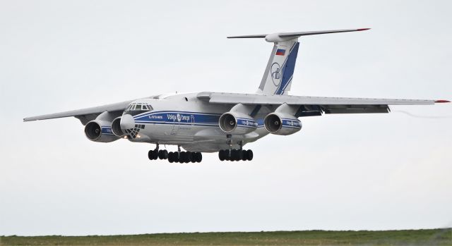 Ilyushin Il-76 (RA-76503) - volga-dnepr il-76td-90vd ra-76503 landing at shannon from athens 19/4/20.