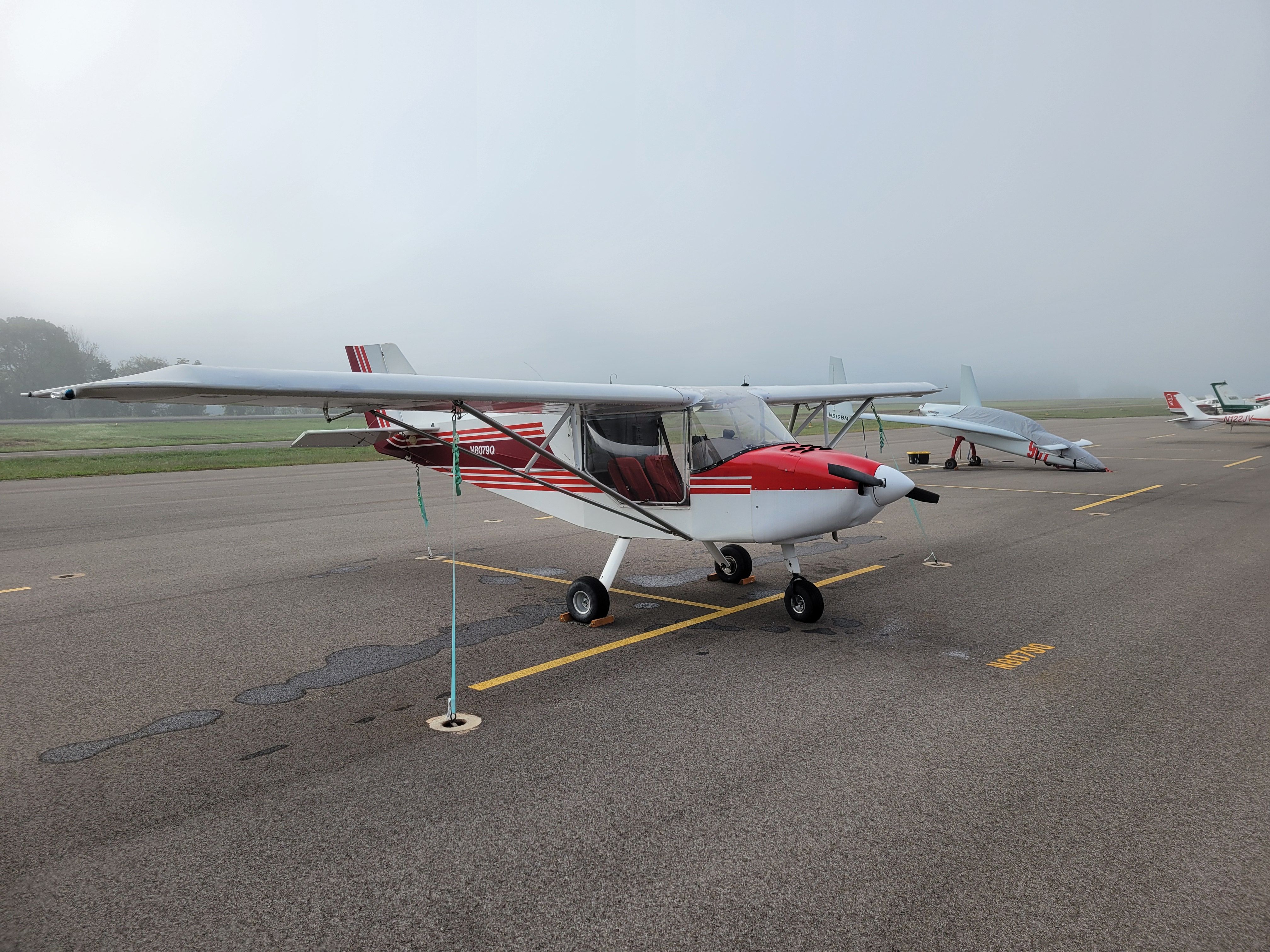 N8079Q — - Waiting for the weather to clear.