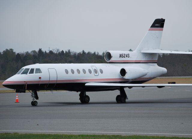 Dassault Falcon 50 (N524S) - MEREGRASS INC at KJQF - 1/26/12