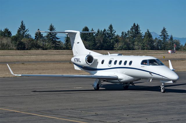 Embraer Phenom 300 (N79KL) - Just arriving from UAO on their way up to Fairbanks, AK.