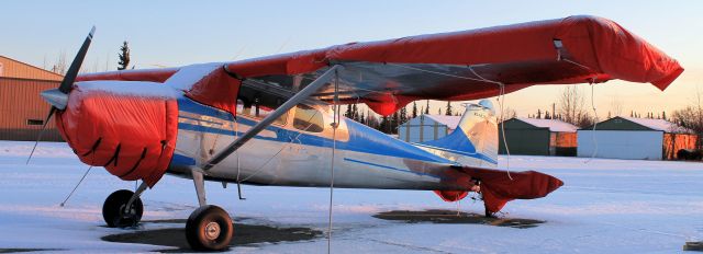 Cessna 170 — - Reflections off a beautiful a/c.