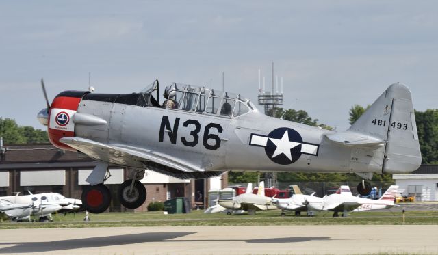 North American T-6 Texan (N36) - Airventure 2016