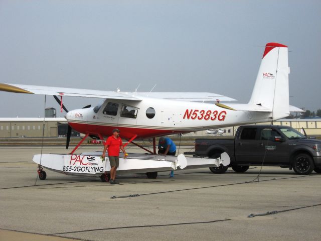 Piper L-21 Super Cub (N5383G) - HELIO H-295br /Parked at Fullerton