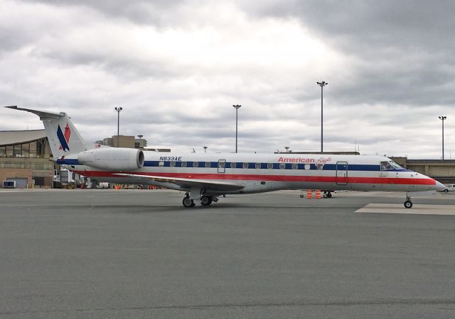 Embraer ERJ-135 (N833AE) - Eagle flights @ KBOS operated by Envoy Airlines