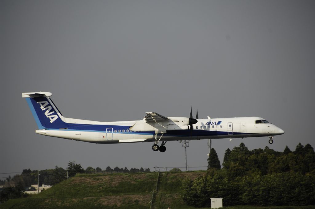 JA845A — - Final Approach to Narita Intl Airport Rwy16Ll on 2013/05/06 "ANA c/s"