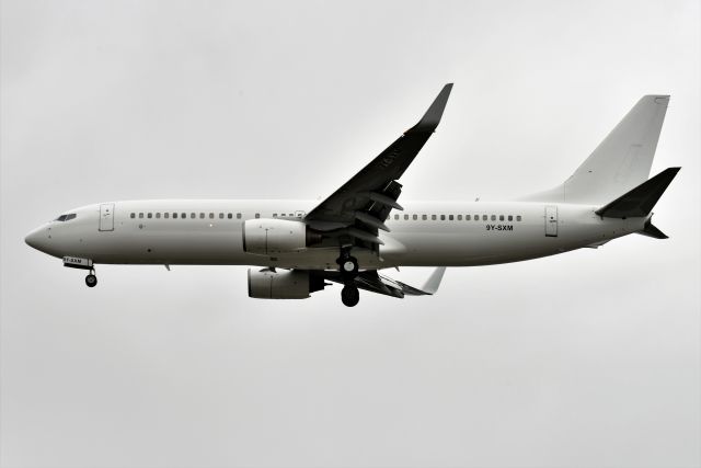 Boeing 737-800 (9Y-SXM) - SXM Finally came out of mx at AAR and went up for a test hop after being here like 5-6 months. She did a couple hour test flight this afternoon. When she came back she requested a missed approach and circle to land so I got to shoot her twice! Shown landing 23-R on 03-26-21