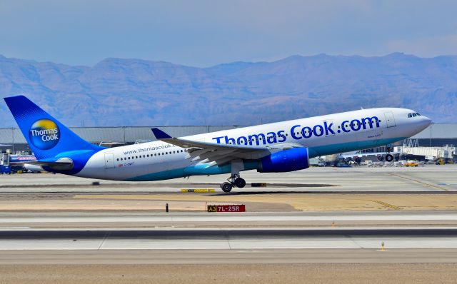 Airbus A330-300 (G-OMYT) - Thomas Cook Airlines Airbus A330-243 G-OMYT (cn 301)  Las Vegas - McCarran International (LAS / KLAS) USA - Nevada, July 18, 2012 Photo: Tomás Del Coro