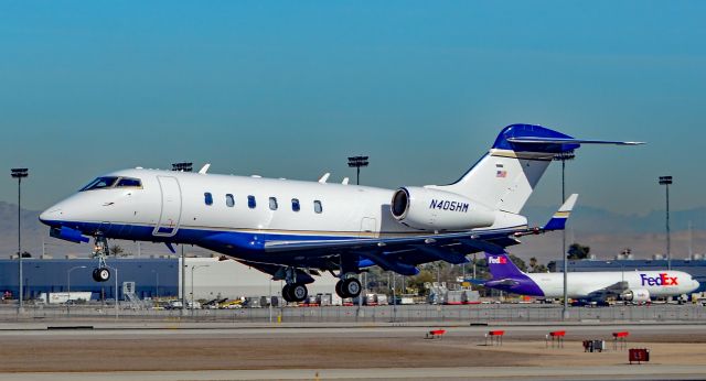 Bombardier Challenger 300 (N405HM) - N405HM 2005 BOMBARDIER BD-100-1A10 s/n 20060 - Las Vegas - McCarran International (LAS / KLAS)br /USA - Nevada,  January 28, 2019br /Photo: TDelCoro