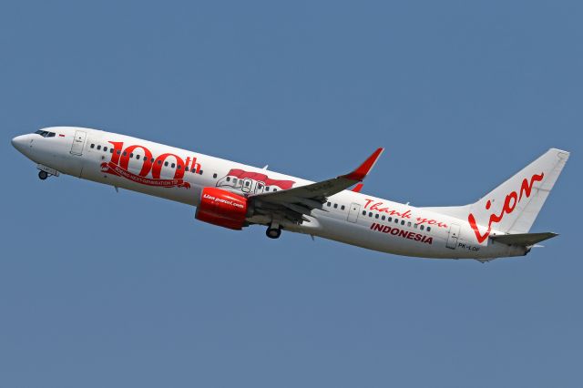 Boeing 737-900 (PK-LOF) - "100th Boeing Next Generation 737" livery