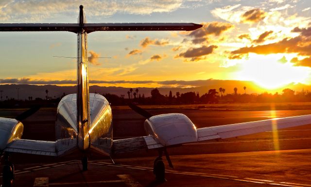 Piper PA-44 Seminole (N2967D) - Locally-based Seminole resting after a hard day of flying at Reid Hillview.