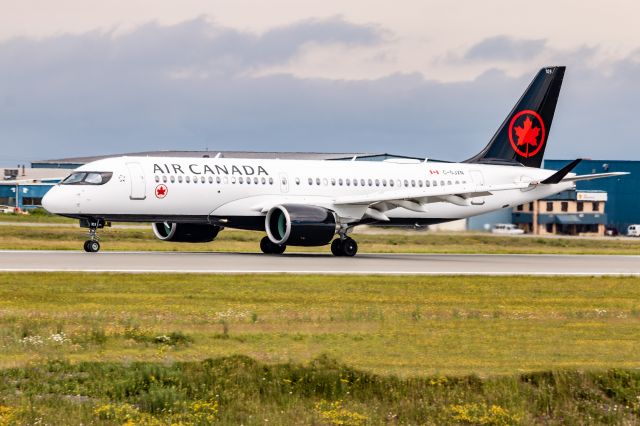 Airbus A220-300 (C-GXJN) - Fin number 103 arriving from YYZ