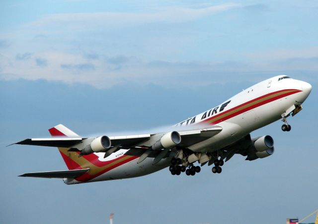 Boeing 747-200 (N704CK) - TAKE OFF RUNWAY 25R