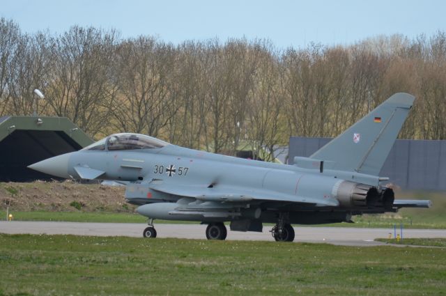 EUROFIGHTER Typhoon (GAF3057) - Fryslan Flag 2015