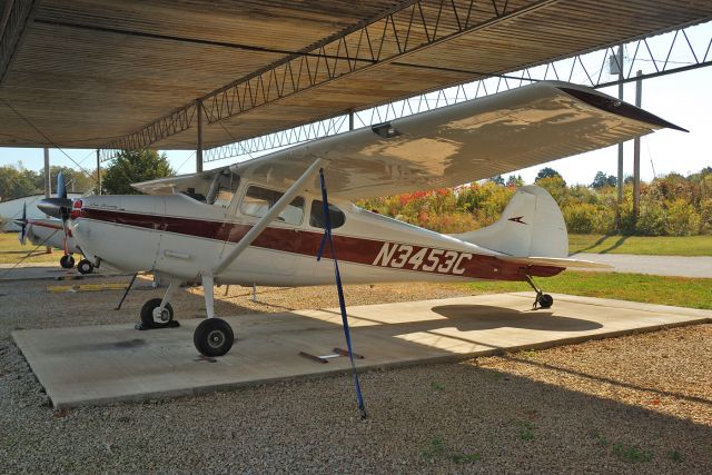 Cessna 170 (N3453C) - Cessna 170B - C/N 264961 - N3453C - at Huntsville-Moontown - 2010-Oct-24.