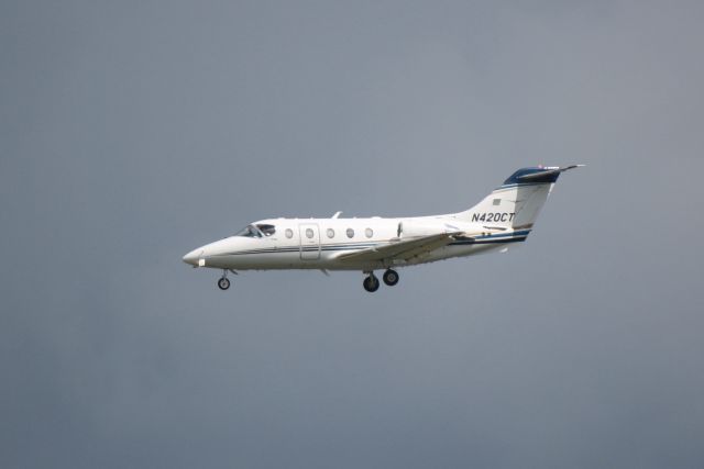 Beechcraft Beechjet (N420CT) - Beechcraft Beechjet (N420CT) on approach to Sarasota-Bradenton International Airport following a flight from Chicago Executive Airport