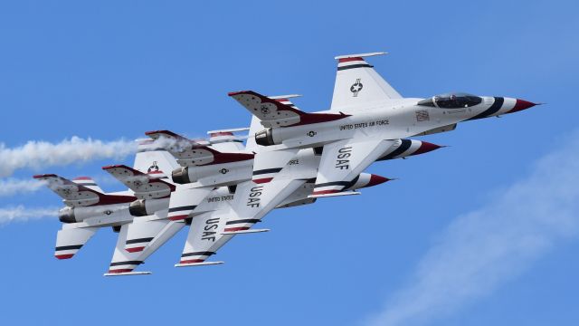 Lockheed F-16 Fighting Falcon — - Thunderbirds during Arctic Thunder Open House at Joint Base Elmendorf-Richardson (JBER), July 29, 2022.