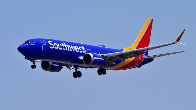 Boeing 737 MAX 8 (N8809L) - MAX8 arriving from San Franciscobr /br /July 2021