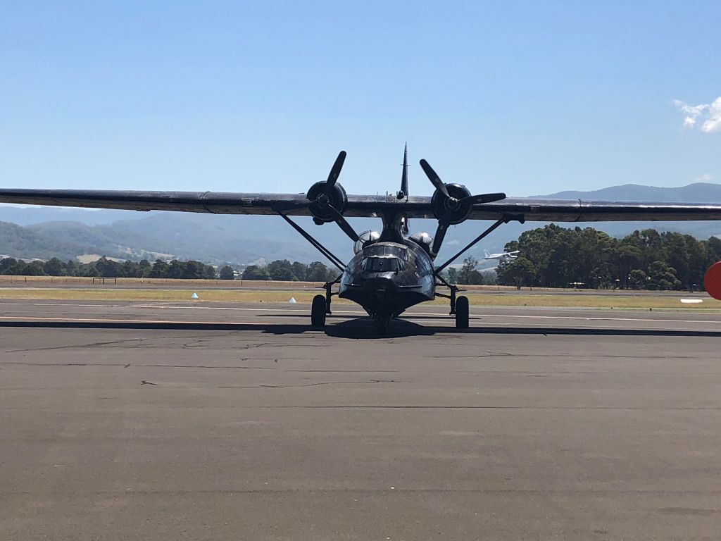 — — - Consolidated PBY-6A Catalina of HARS Museum