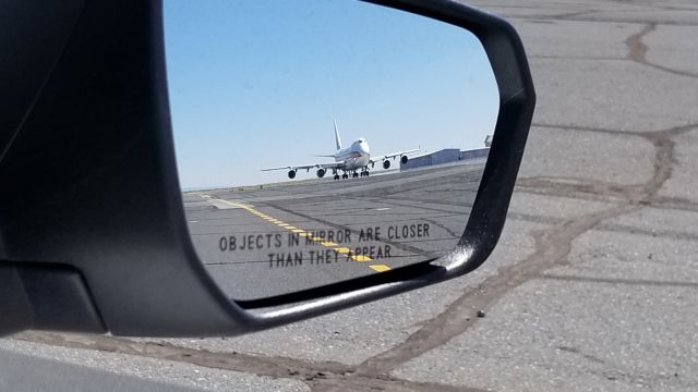 KALITAAIR — - Objects in mirror are closer than they appear.