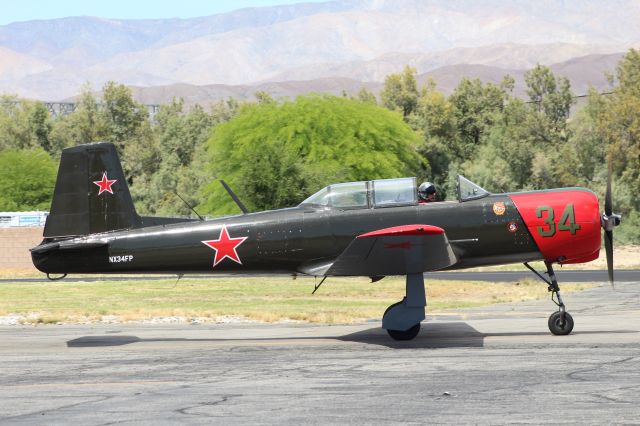 NANCHANG PT-6 (N34FP) - Nanchang passing through! Bermuda Dunes, CA