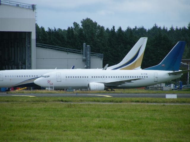 Boeing 737-700 (EI-FCW) - EI FCW B737 EX ZK NGE AT transaero maintainance 27/07/13 after return to lessor