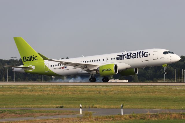 Airbus A220-300 (YL-AAZ) - Photo taken on August 5, 2021