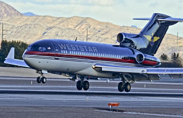 BOEING 727-200 (VP-BDJ) - VP-BDJ Weststar Boeing 727-23 (cn 20046/605)  Ex Donald Trump Private Jet...  Weststar Aviation Services Sendirian Berhad, also known as Weststar Aviation is a non-scheduled airline company based in Sultan Abdul Aziz Shah Airport.  - Las Vegas - McCarran International (LAS / KLAS) USA - Nevada, December 27, 2012 Photo: Tomás Del Coro