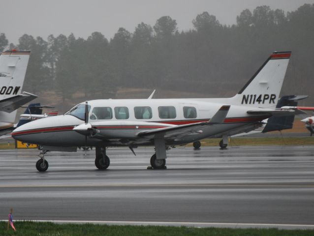 Piper Navajo (N114PR) - SOUTHEAST AERO LLC at KJQF - 1/15/13