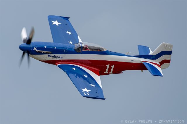 North American P-51 Mustang (N991R) - 2019 Star Spangled Salute Air & Space Show at Tinker AFB, Oklahoma.