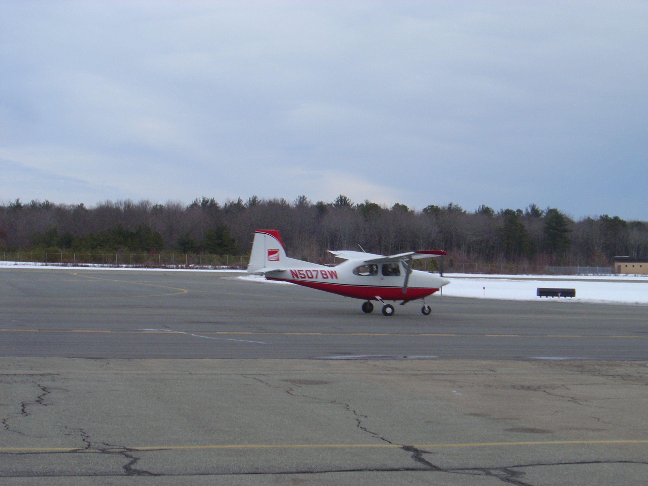 LUSCOMBE Spartan 185 (N507BW) - BRIDGEWATER STATE COLLEGE TRAINING AIRCRAFT