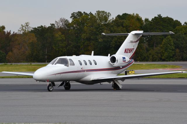 Cessna Citation CJ1 (N28PT) - at KJQF - 10/25/18