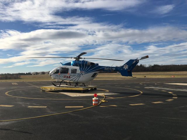 KAWASAKI EC-145 (N61UP) - N61UP (EC45) at Wings Field (KLOM)br /Photo Date: January 9, 2021