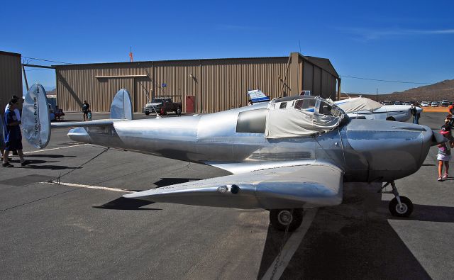 N5455F — - N5455F  1967 Alon A2A Aircoupe C/N B-255 - Apple Valley Airport (APV) (KAPV)br /California, USAbr /TDelCorobr /Apple Valley Air Show 2014br /October 11, 2014