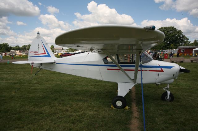 Piper PA-22 Tri-Pacer (N7138B) - To see more photos from the 2013 EAA Airventure, click here- a rel=nofollow href=http://www.facebook.com/media/set/?set=a.10153121083865078.1073741840.283142505077&type=1&l=dc84cd9463https://www.facebook.com/media/set/?set=a.10153121083865078.1073741840.283142505077&type=1&l=dc84cd9463/a