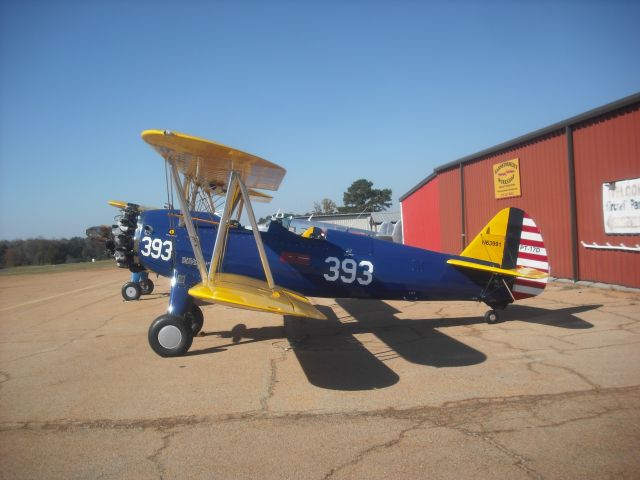 Boeing PT-17 Kaydet (N63991) - SHE WAITS