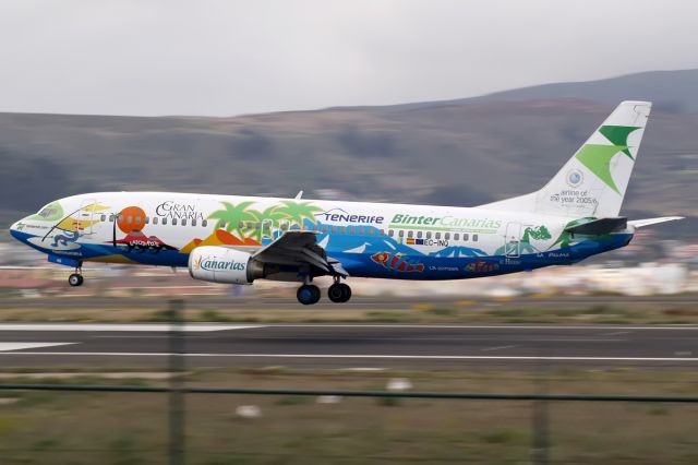 BOEING 737-400 (EC-INQ) - Tenerife Nortebr /05 May 2008