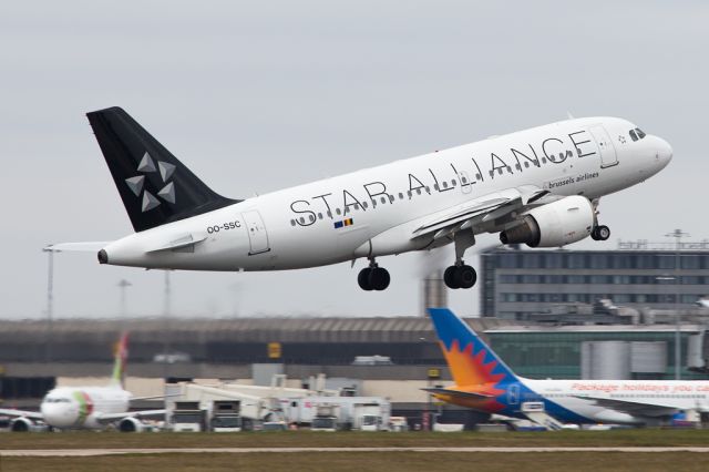 Airbus A319 (OO-SSC) - Back to Brussels as BEL2174