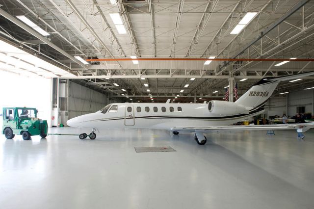 Cessna Citation CJ1 (N283RA) - First time out of the hangar